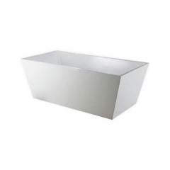 KubeBath Squadra 59 in. Free Standing Bathtub, KFST5059