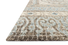 Loloi Rugs Tatum Collection Rug in Stone, Blue - 7.8 x 9.8 feet