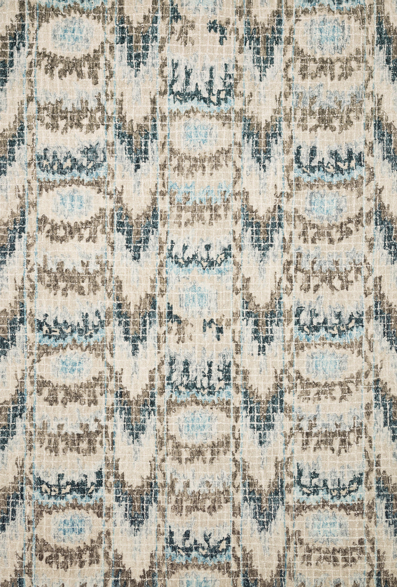 Loloi Rugs Tatum Collection Rug in Blue, Turquoise - 7.8 x 9.8 feet