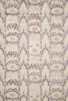 Loloi Rugs Tatum Collection Rug in Blush, Raisin - 7.8 x 9.8 feet