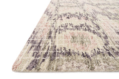 Loloi Rugs Tatum Collection Rug in Blush, Raisin - 7.8 x 9.8 feet