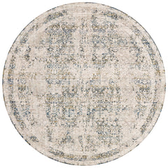 Loloi Rugs Theia Collection Rug in Natural, Ocean - 7.8 x 7.8 feet