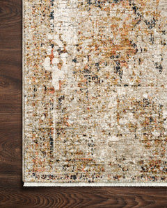 Loloi Rugs Theia Collection Rug in Taupe, Gold - 7.8 x 10 feet