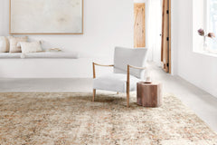 Loloi Rugs Theia Collection Rug in Taupe, Gold - 6.6 x 9.5 feet