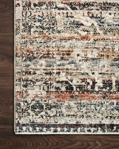 Loloi Rugs Theia Collection Rug in Taupe, Multi - 7.8 x 10 feet