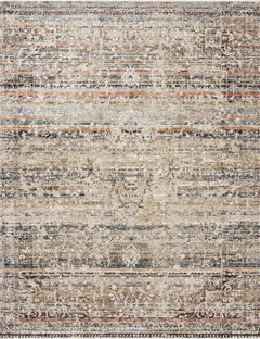 Loloi Rugs Theia Collection Rug in Taupe, Multi - 7.8 x 10 feet