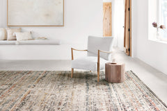 Loloi Rugs Theia Collection Rug in Taupe, Multi - 7.8 x 10 feet