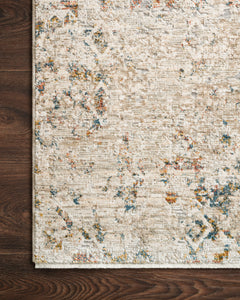 Loloi Rugs Theia Collection Rug in Multi, Natural - 7.8 x 7.8 feet