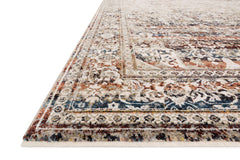 Loloi Rugs Theia Collection Rug in Taupe, Brick - 7.8 x 7.8 feet