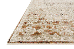 Loloi Rugs Theia Collection Rug in Natural, Rust - 7.8 x 10 feet