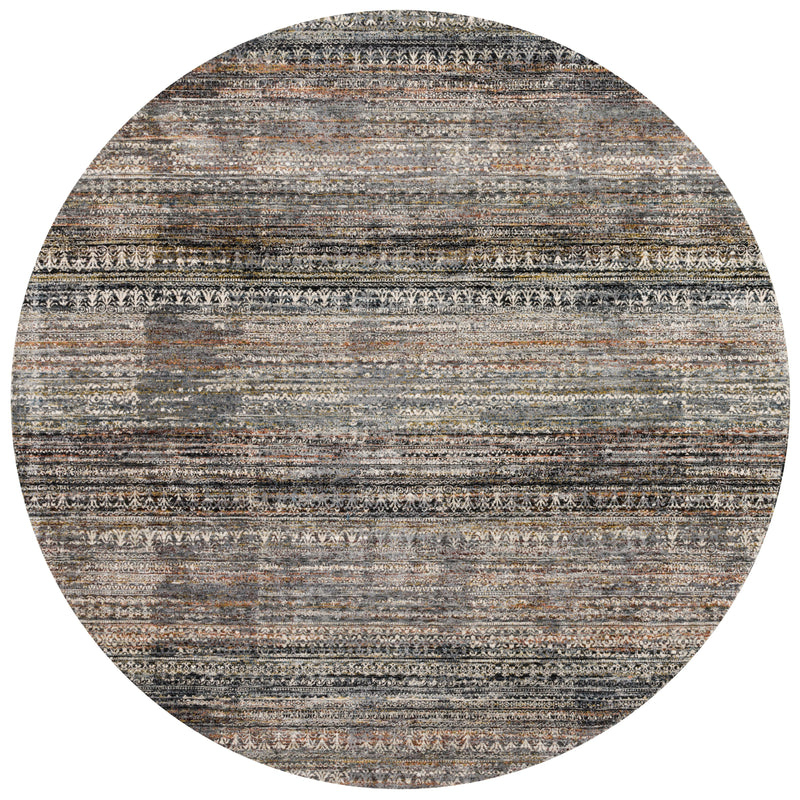 Loloi Rugs Theia Collection Rug in Grey, Multi - 7.8 x 7.8 feet