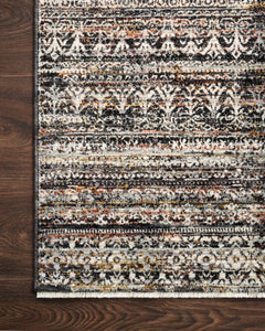 Loloi Rugs Theia Collection Rug in Grey, Multi - 7.8 x 7.8 feet