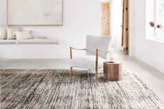 Loloi Rugs Theia Collection Rug in Grey, Multi - 7.8 x 7.8 feet