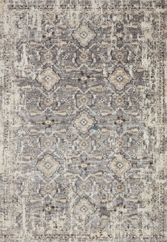 Loloi Rugs Theory Collection Rug in Natural, Grey - 9.5 x 13 feet