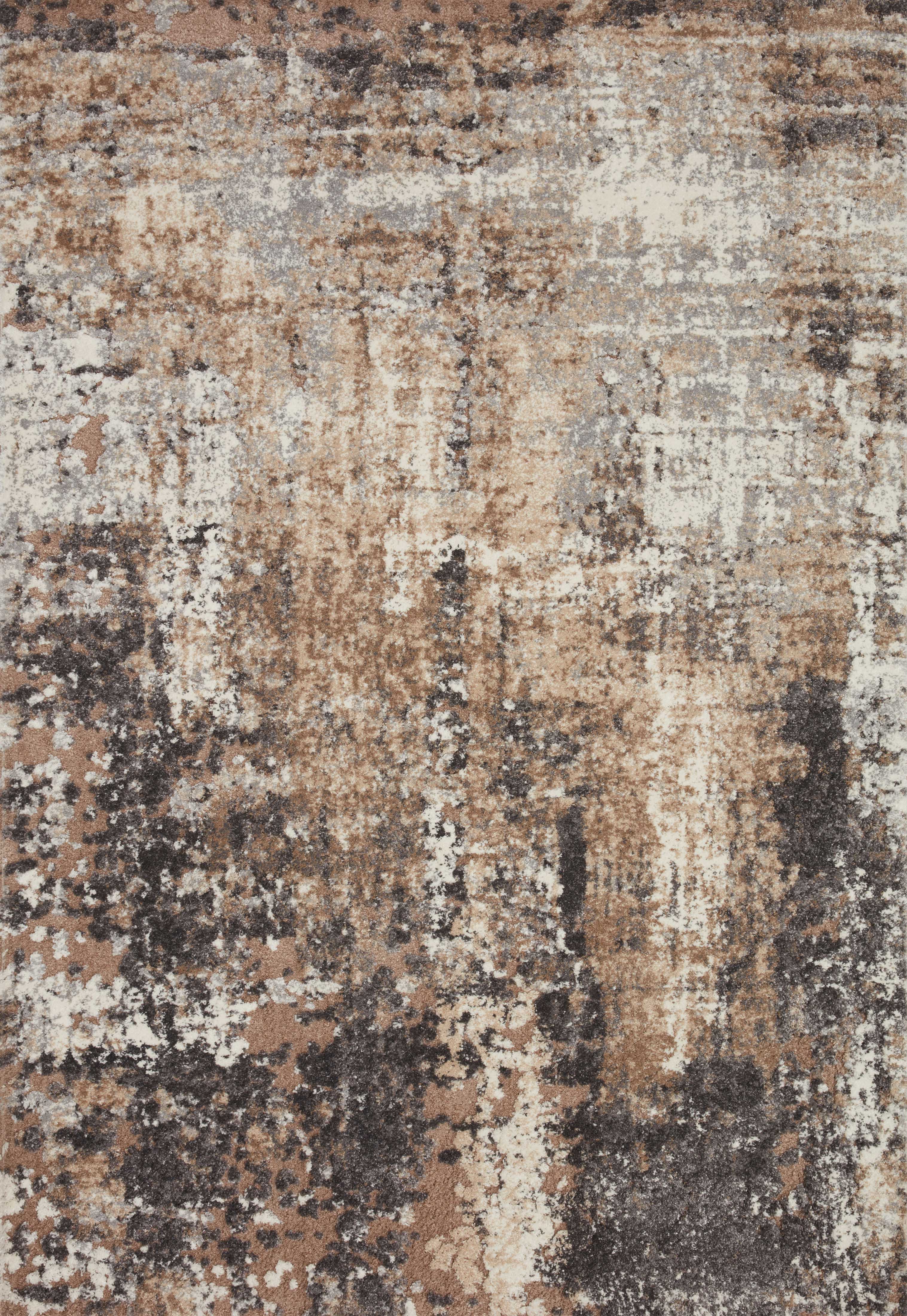 Loloi Rugs Theory Collection Rug in Taupe, Grey - 7.8 x 10.8 feet