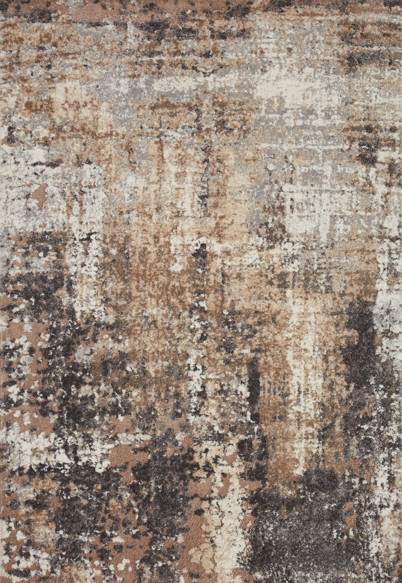 Loloi Rugs Theory Collection Rug in Taupe, Grey - 7.8 x 10.8 feet