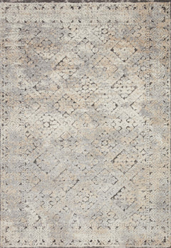 Loloi Rugs Theory Collection Rug in Grey, Sand - 9.5 x 13 feet