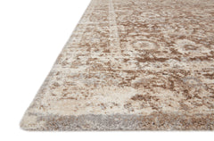 Loloi Rugs Theory Collection Rug in Mocha, Natural - 7.8 x 10.8 feet