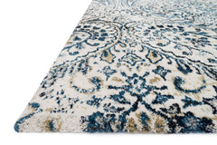 Loloi Rugs Torrance Collection Rug in Ivory, Indigo - 7.8 x 10.8 feet