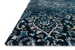 Loloi Rugs Torrance Collection Rug in Navy, Indigo - 7.8 x 10.8 feet