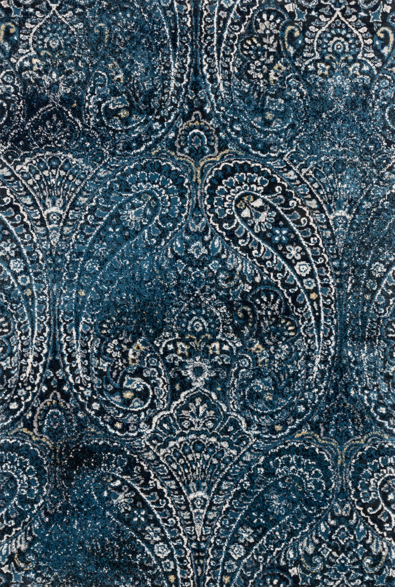 Loloi Rugs Torrance Collection Rug in Navy, Indigo - 6.6 x 9.2 feet