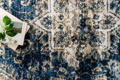 Loloi Rugs Torrance Collection Rug in Navy, Ivory - 7.8 x 10.8 feet