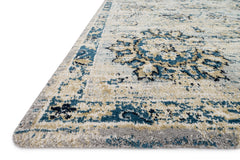 Loloi Rugs Torrance Collection Rug in Grey, Navy - 6.6 x 9.2 feet