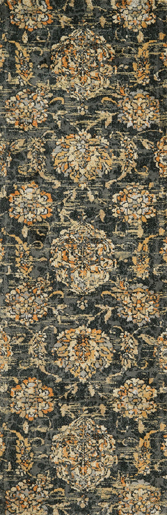 Loloi Rugs Torrance Collection Rug in Charcoal - 7.8 x 10.8 feet