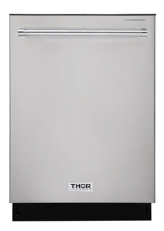 Thor Kitchen Appliance Package - 36 In. Gas Rangetop, Range Hood, Wall Oven, Refrigerator, Dishwasher, AP-HRT3618U-4