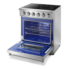 Thor Kitchen Package - Professional 30 In. Electric Range, Range Hood, Refrigerator, Dishwasher, AP-HRE3001-W-2