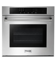 Thor Kitchen Appliance Package - 36 In. Gas Cooktop, Range Hood, Wall Oven, AP-HRT3618U-2