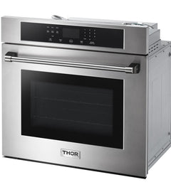 Thor Kitchen Appliance Package - 36 In. Gas Cooktop, Range Hood, Wall Oven, AP-HRT3618U-2