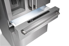 Thor Kitchen Package - 30 In. Gas Range, Range Hood, Microwave Drawer, Refrigerator with Water and Ice Dispenser, Dishwasher, AP-LRG3001U-W-9