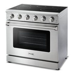 Thor Kitchen Appliance Bundle - 36 in. Electric Range, Refrigerator, Dishwasher, AB-HRE3601-2