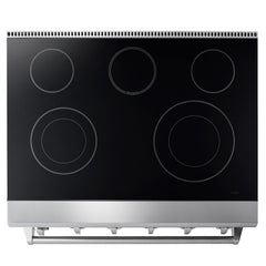 Thor Kitchen Appliance Package 36 In. Electric Range, 36 in. Range Hood, AP-HRE3601-W