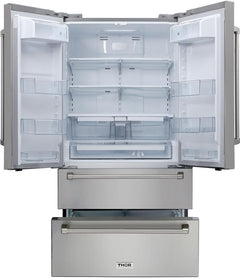 Thor Kitchen Bundle - 48 in. Propane Gas Range, Range Hood, Dishwasher, Refrigerator, AB-LRG4807ULP-W-2