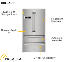 Thor Kitchen Package - 30 In. Natural Gas Range, Range Hood, Refrigerator, Dishwasher, AP-LRG3001U-W-2