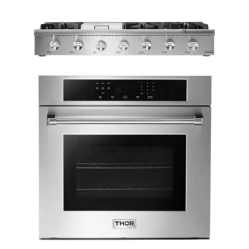 Thor Kitchen Package - 30 in. Wall Oven, 48 in. Rangetop, AP-HRT4806U