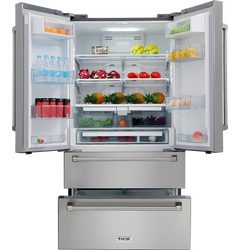 Thor Kitchen Package - 36 in. Propane Gas Range, Range Hood, Refrigerator, Dishwasher, AP-LRG3601ULP-TRH-2