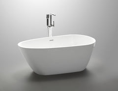 Vanity Art 59 in. x 30 in. Freestanding Soaking Bathtub, VA6515