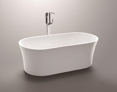 Vanity Art 63 in. x 29.5 in. Freestanding Soaking Bathtub, VA6809