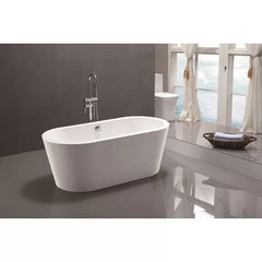 Vanity Art 59 in. x 29.5 in. Freestanding Soaking Bathtub, VA6812-S