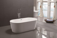 Vanity Art 59 in. Freestanding Soaking Bathtub, VA6815