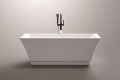 Vanity Art 59 in. x 29.5 in. Freestanding Soaking Bathtub, VA6817