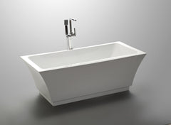 Vanity Art 59 in. x 29.5 in. Freestanding Soaking Bathtub, VA6817