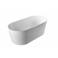 Vanity Art Acrylic 59 in. x 30 in. Freestanding Soaking Bathtub, VA6901-S