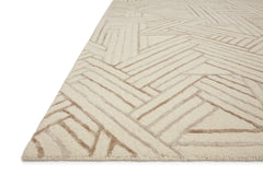 Loloi Rugs Verve Collection Rug in Ivory, Oatmeal - 8.5 x 12 feet