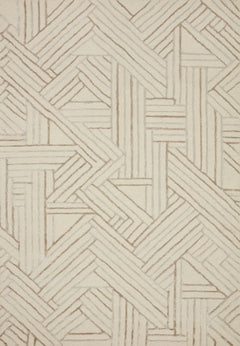 Loloi Rugs Verve Collection Rug in Ivory, Oatmeal - 8.5 x 12 feet