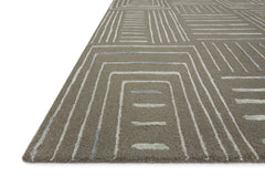 Loloi Rugs Verve Collection Rug in Grey, Mist - 7.8 x 9.8 feet