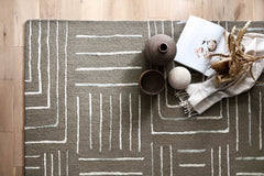 Loloi Rugs Verve Collection Rug in Grey, Mist - 7.8 x 9.8 feet